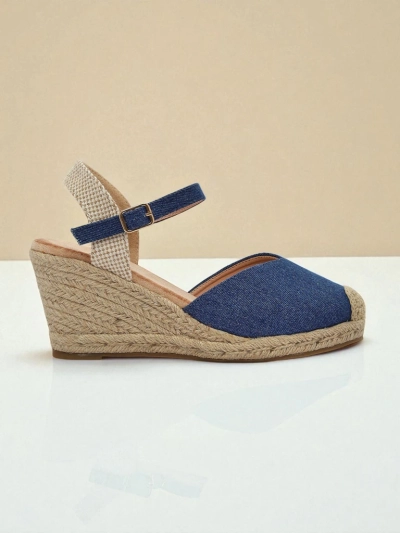 Royalfashion Sandales compensées pour femme Solara Espadrilles