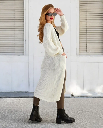 Royalfashion Pull couvre-lit tricoté pour femme