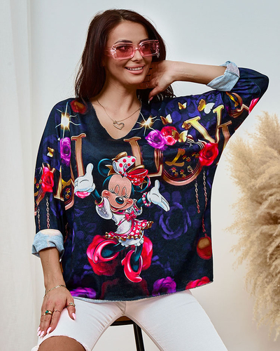 Royalfashion Chemisier imprimé pour femme