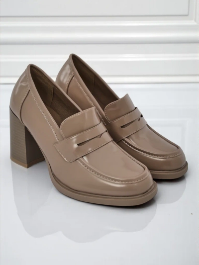 Royalfashion Mocassins pour femmes à talons Minerva