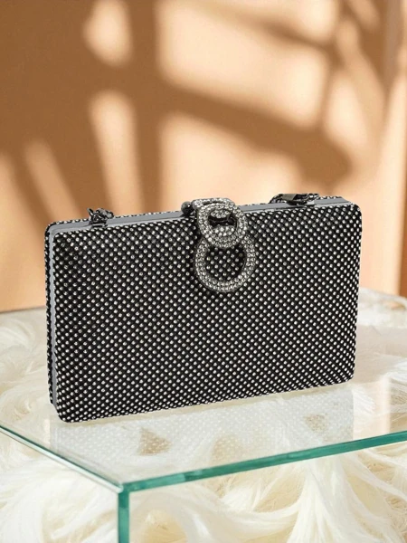 Royalfashion Pochette pour femme avec zircons Armeddo