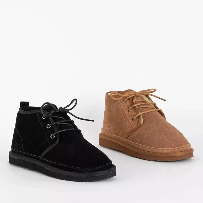 OUTLET Bottes de neige Gavin noires pour hommes - Chaussures