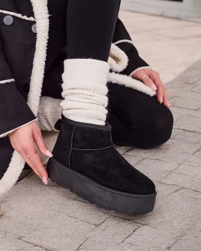 Royalfashion Bottes courtes de neige pour dames Alalla