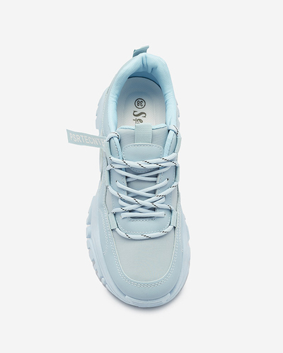 Chaussures de sport bleues pour femmes Evilpo- Footwear