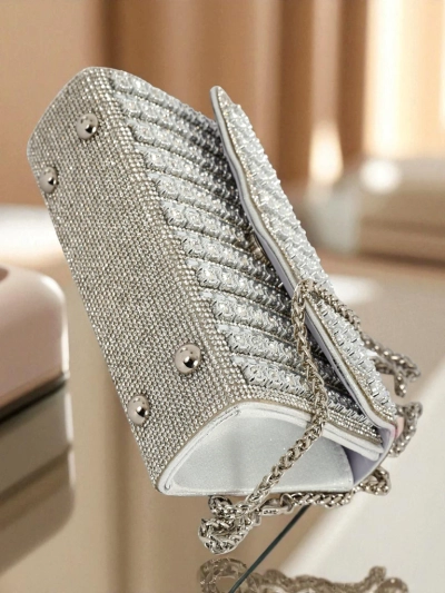 Royalfashion Pochette pour femme avec zircons Elira Dusk