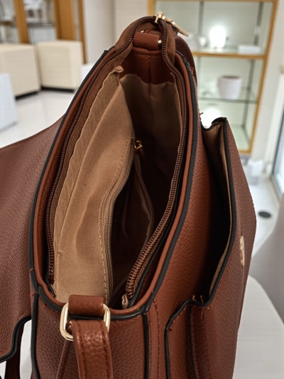 Petit sac à main pour femmes en cuir écologique Karelia
