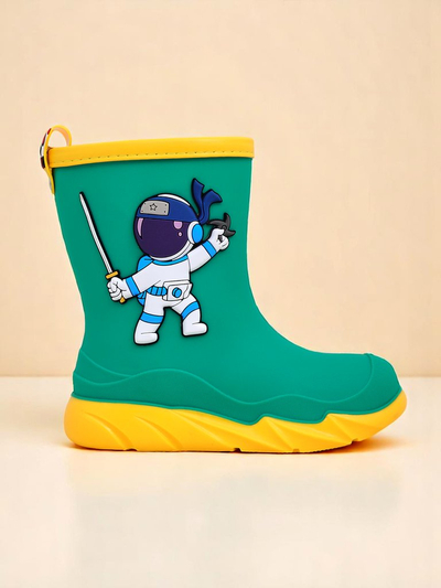 Royalfashion Bottes de pluie pour enfants avec le cosmonaute Cosmos Boy