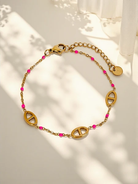 Bracelet Callisto Aurea avec perles plaqué or