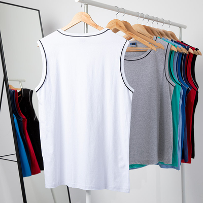 Chemise sans manches blanche pour homme - Vêtements