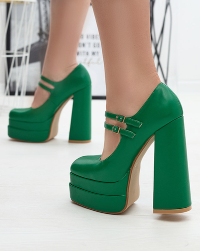 Vert escarpins à talons hauts pour femmes Edisa - Chaussures