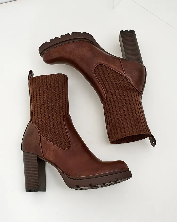 Royalfashion Bottes élégantes pour femmes Tozu