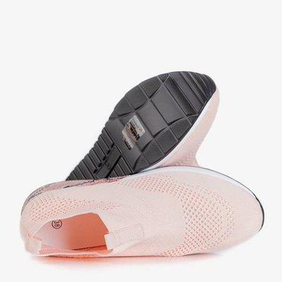 OUTLET Chaussures de sport à enfiler rose clair pour femme Bindina - Footwear