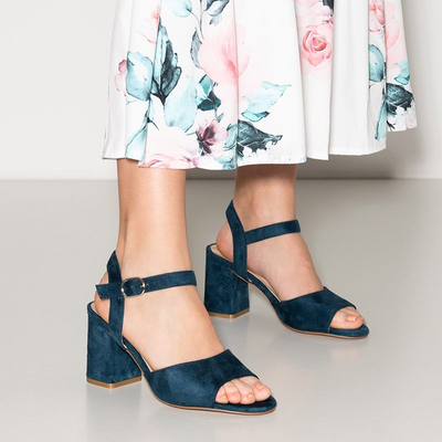 OUTLET Sandales bleu marine sur le poteau Elga - Footwear