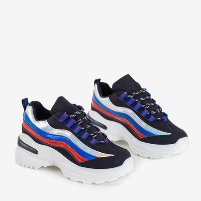Baskets sport femme noires sur la plateforme Alana - Footwear