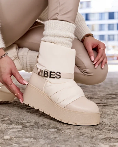 Royalfashion Bottes de neige pour femmes Figior