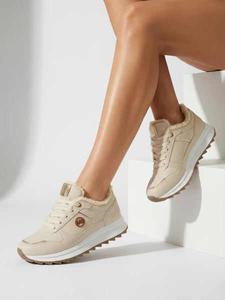 Royalfashion Baskets chauffantes pour femme avec fourrure Boris