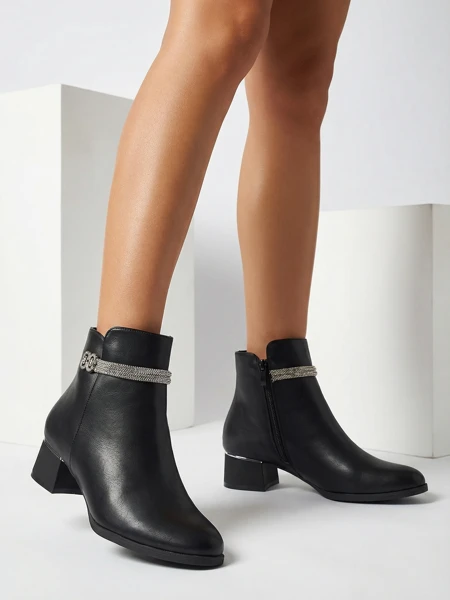 Bottines pour femmes avec zircons Qurette