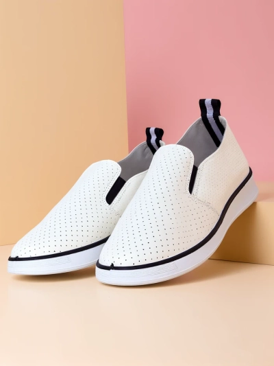 Royalfashion Chaussures de sport perforées pour femmes Musio