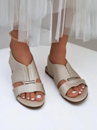 Royalfashion Sandales plates pour femmes Solea Comfort