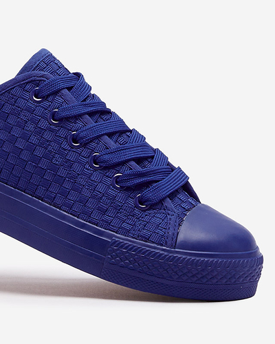 Cobalt baskets pour femmes avec gaufrage Aklina - Footwear