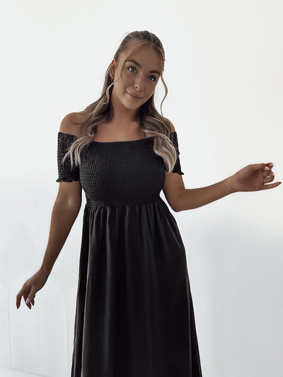 Royalfashion Robe midi femme a'la hiszpanka