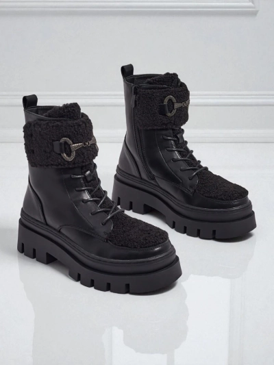 Bottines workwear pour femmes avec fourrure Safil