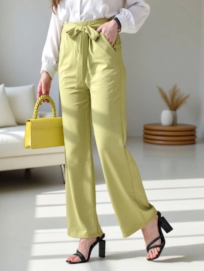 Pantalons larges pour femme Royalfashion avec une ceinture
