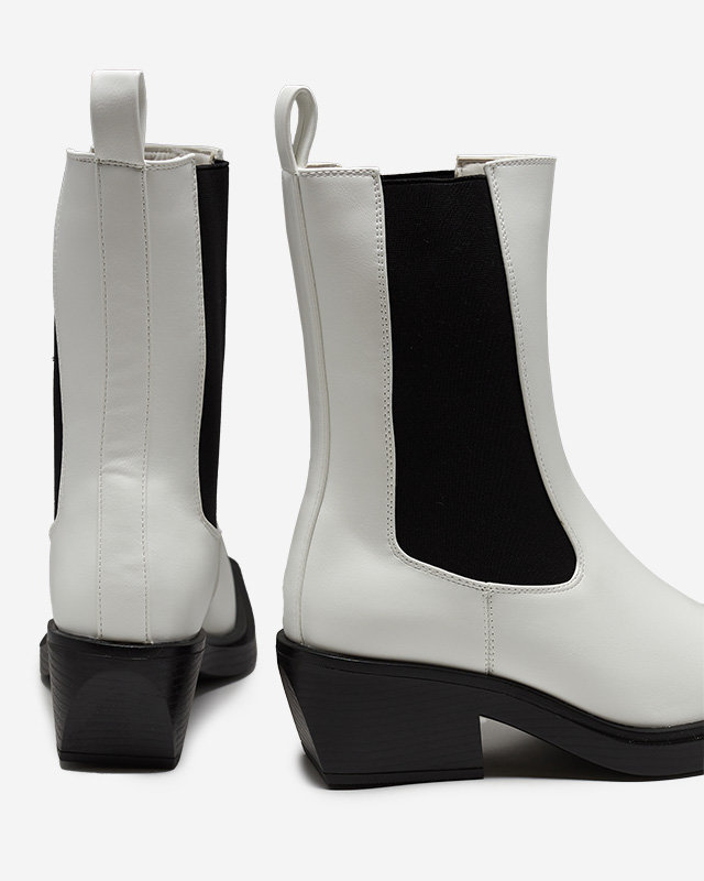 Bottines à enfiler blanches pour femmes Darran - Footwear