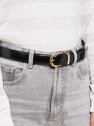 Ceinture vernie décontractée pour femmes