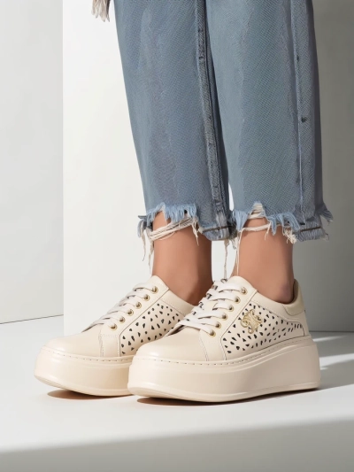 Royalfashion Baskets de sport perforées pour femmes Jovixi