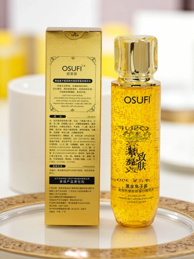 Osufi - Eau Essentielle Florale au Caviar Doré - raffermissante et anti-rides