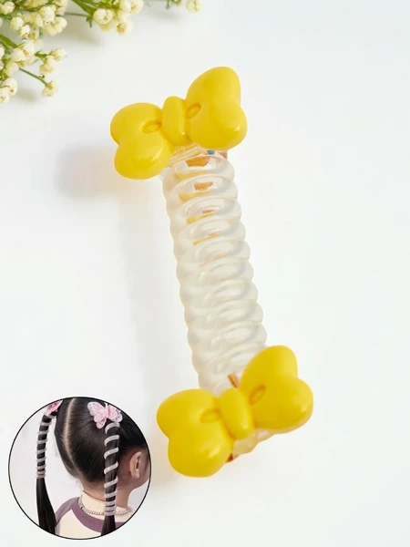 Royalfashion Élastique à cheveux en spirale avec nœud Bow Twist