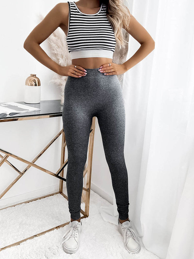 Leggings pour femmes en gris- Vêtements