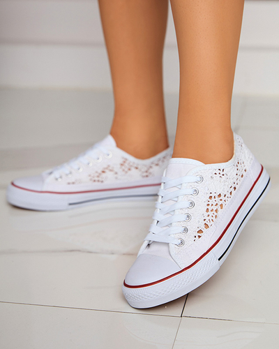 Baskets blanches ajourées pour femme Tareni - Footwear