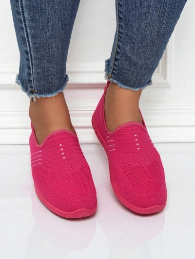 Mocassins pour femmes Perseida tissu confortable orange pour le printemps et l'été