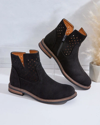 Royalfashion Bottes Rito pour femme marron clair