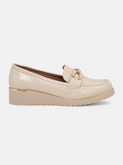 Mocassins Royalfashion pour femmes sur une basse semelle Leffo