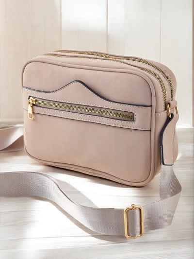 Royalfashion Petit sac à main pour femmes en simili cuir mat