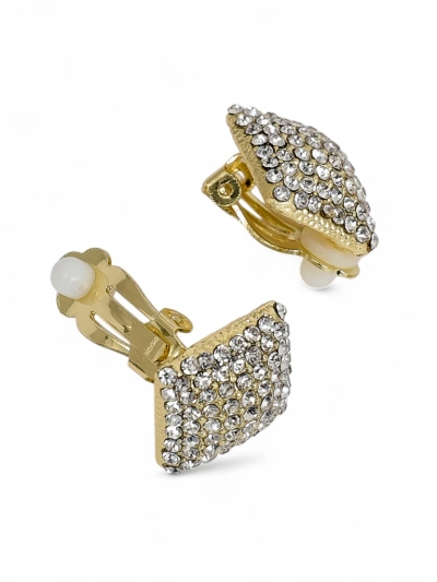 Royalfashion Boucles d'oreilles à clip pour femmes avec zircons