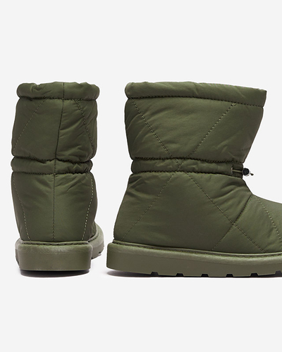 Bottes isolées vert foncé pour femmes a'la snow boots Kaliolen - Footwear