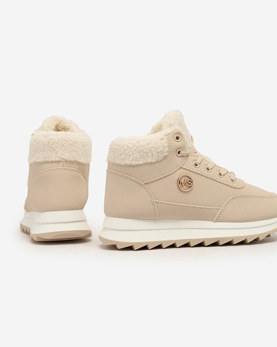 Royalfashion Chaussures de sport isolées pour femmes en beige Cerrto