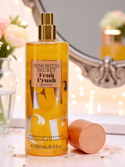 Senoritas Secret Body Mist Seduction Shimmer avec paillettes