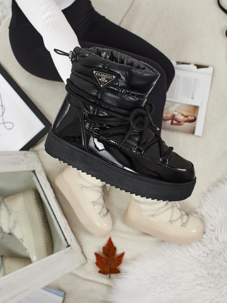 Bottes de neige pour femmes a'la avec fourrure Lysmora