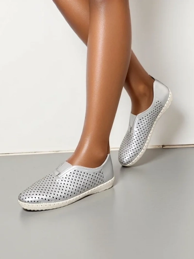 Royalfashion Mocassins perforés pour femmes Gofielle