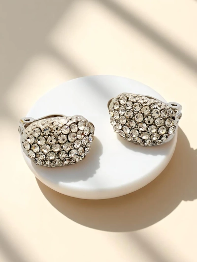 Royalfashion Boucles d'oreilles à clip pour femme avec zirconium cubique