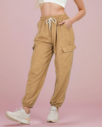 Royalfashion Pantalon large pour femme avec poches