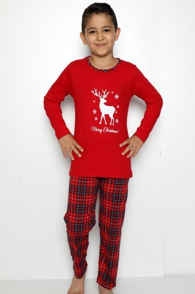 Pyjama de Noël rouge enfant - Vêtements