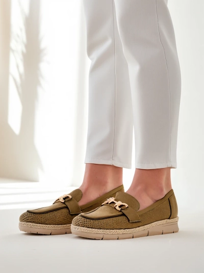 Royalfashion Ballerines pour femmes avec un accent décoratif sur le bout