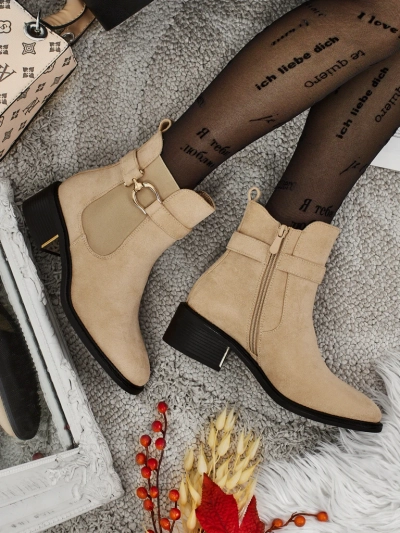 Bottines pour femmes en éco-daim Calivra