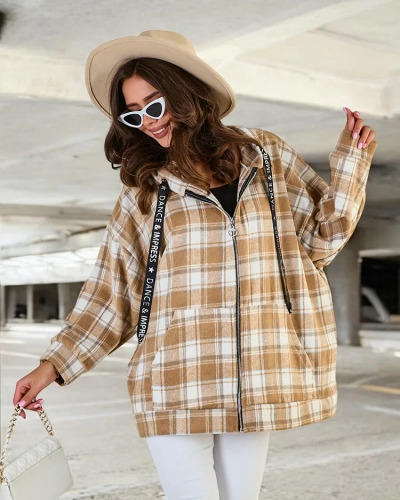 Royalfashion Manteau de type chemise pour femme